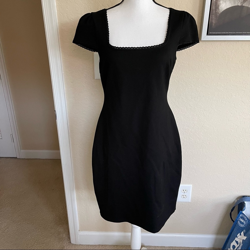 Lulus black open back cutout dress XL extra large